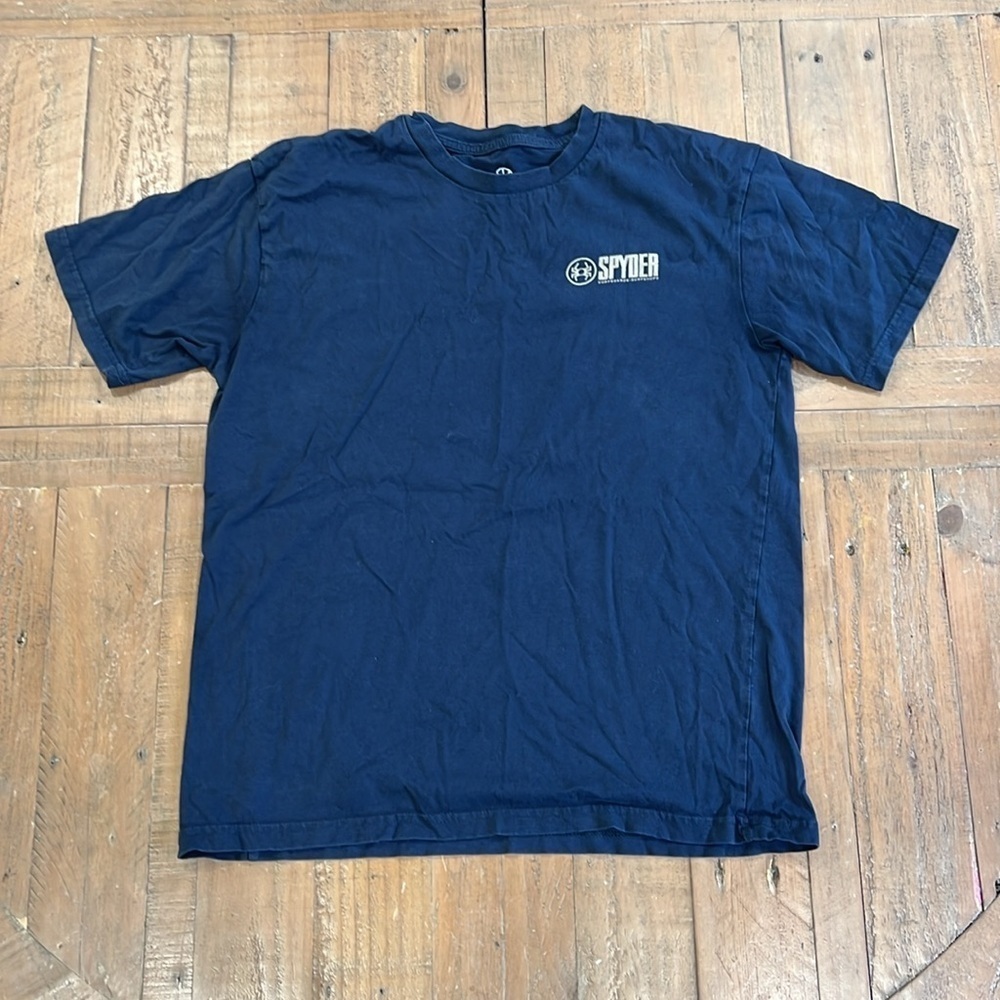 Spyder surf shop navy map tee